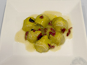 Alcachofas con jamon a la Navarra