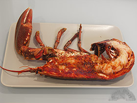 Bogavante al horno