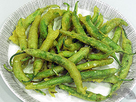 guindillas en tempura
