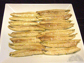 Anchoas boquerones al horno