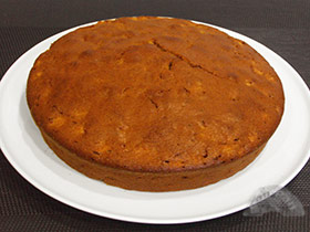 Bizcocho de manzana, miel y canela 1