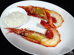 Carabinero al horno