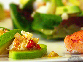 Ensalada de bogavante y aguacate 2