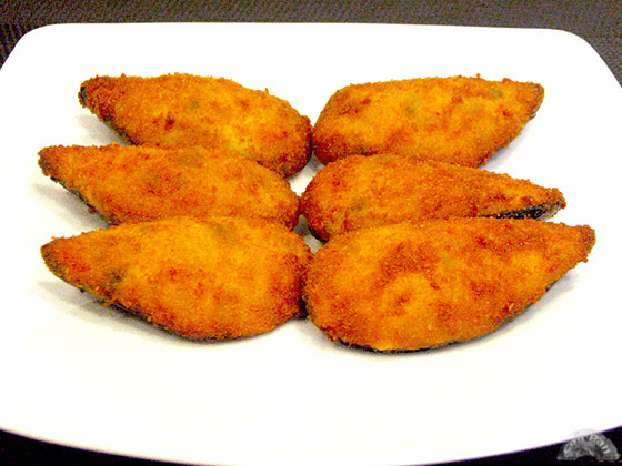 Mejillones rellenos Tigres