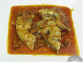 Patitas de cordero a la Riojana