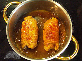 Pechuga de pollo rellena de bacon y foie 4