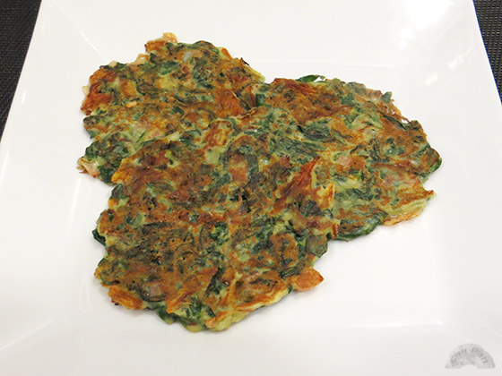 Tortitas de espinacas